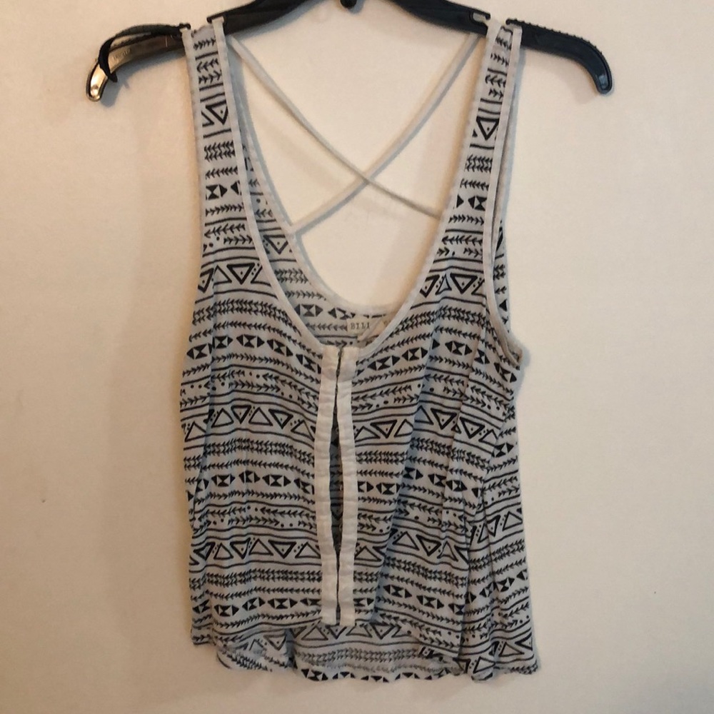 Geometric shape tank top